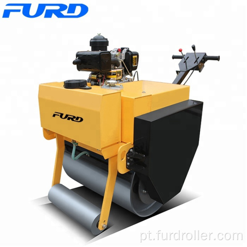 500 kg novo rolo compactador vibratório compactador manual de rolo de solo (FYL-700C)